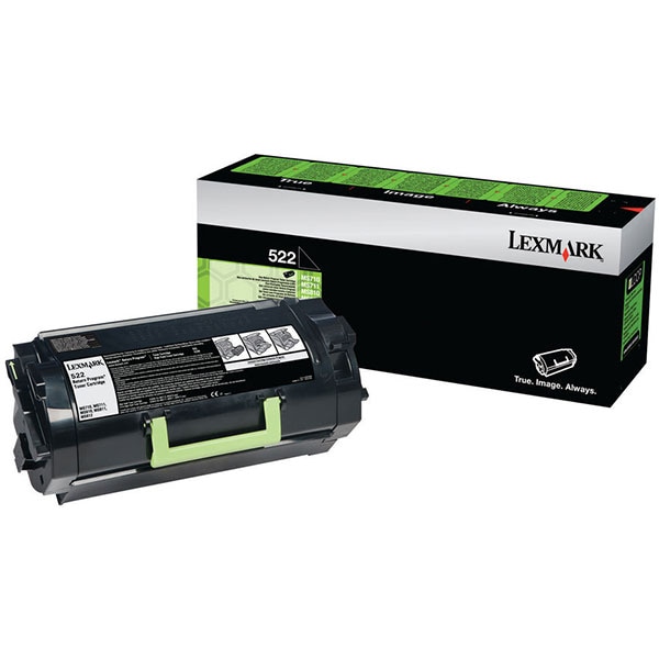 Toner original LEXMARK 52D2000 522 Return Program, negru