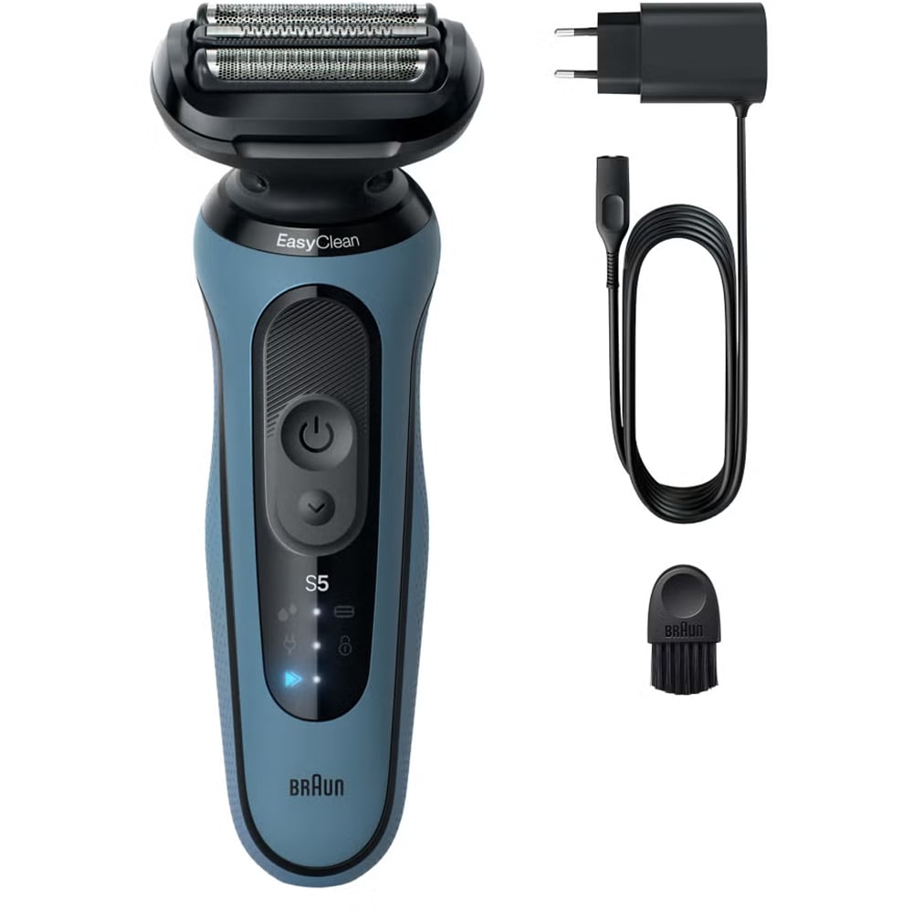 Aparat de ras BRAUN Series 5 52-A1000S, autonomie 50 min, albastru