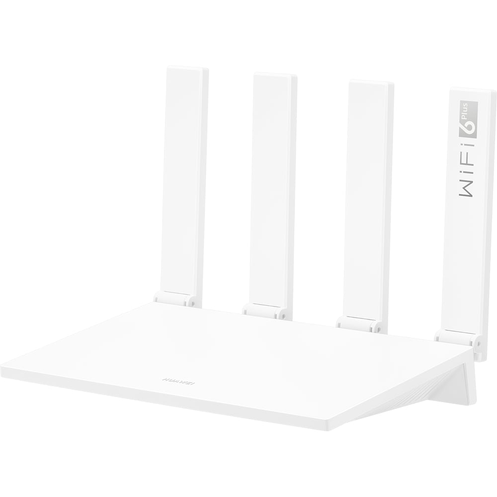 Router Wireless Gigabit HUAWEI WiFi AX3 AX3000, Wi-Fi 6, Dual-band 574 + 2402 Mbps, alb