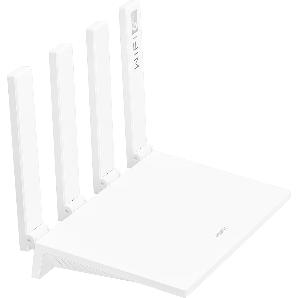 Router Wireless Gigabit HUAWEI WiFi AX3 AX3000, Wi-Fi 6, Dual-band 574 + 2402 Mbps, alb