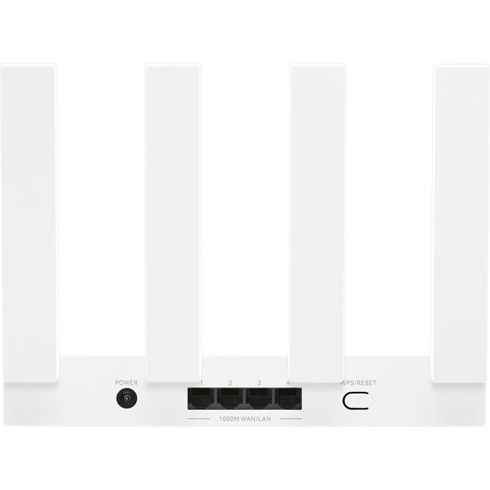 Router Wireless Gigabit HUAWEI WiFi AX3 AX3000, Wi-Fi 6, Dual-band 574 + 2402 Mbps, alb