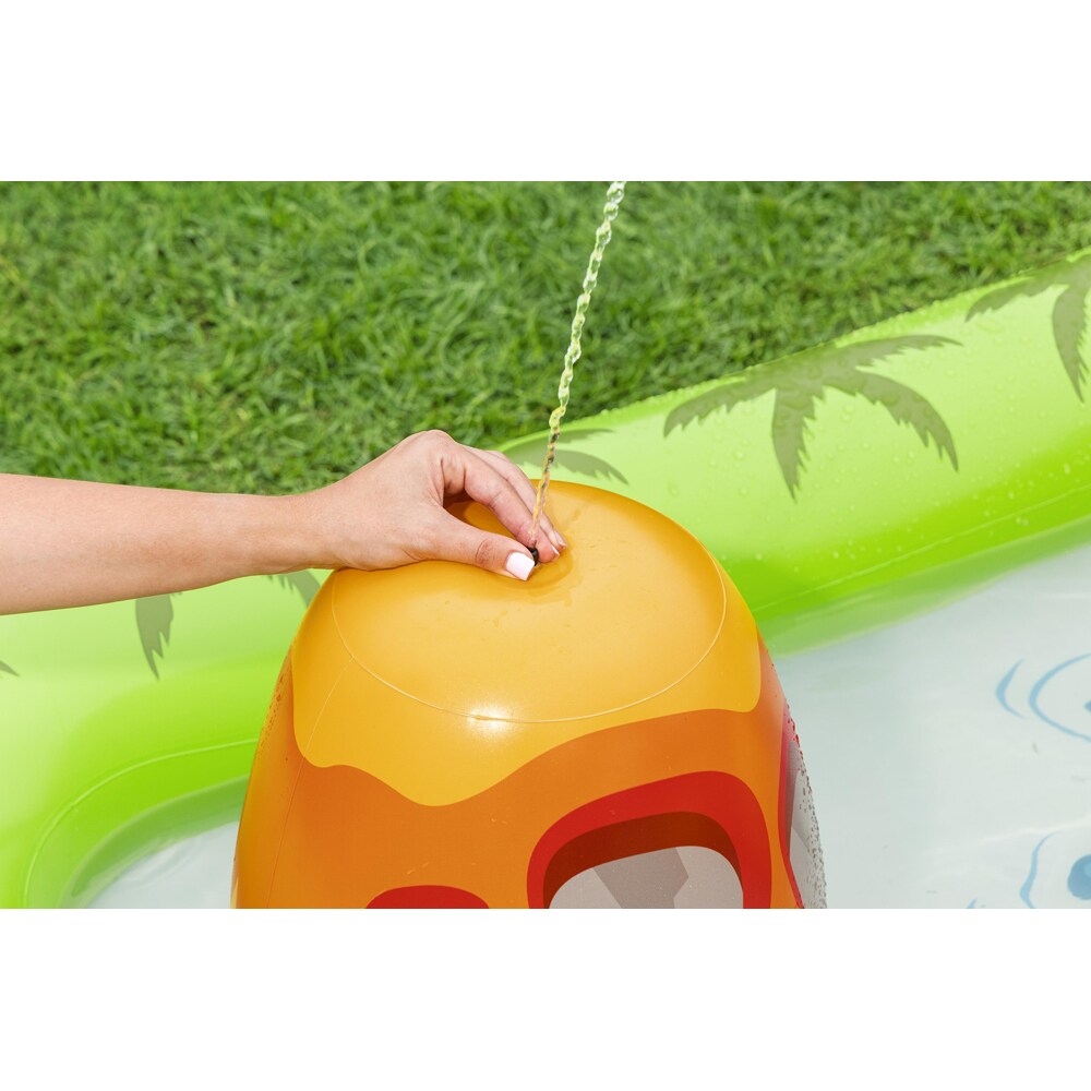 Centru de joaca gonflabil BESTWAY, 2 ani+, 262 x 188 x 102 cm, 150L, tematica vulcan