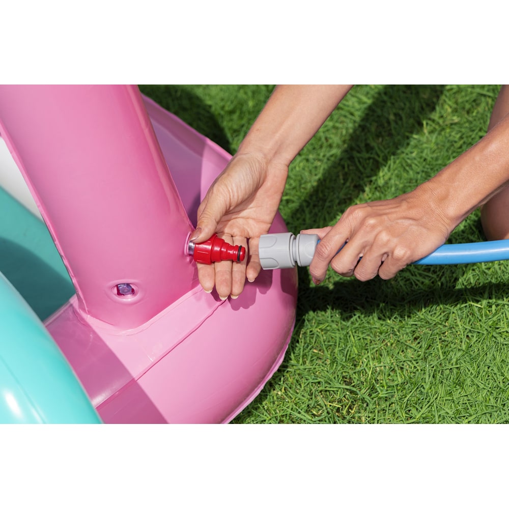 Centru de joaca gonflabil BESTWAY, 2 ani+, 180 x 180 x 117 cm, 163L, tematica fluture
