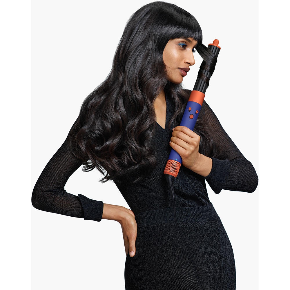 Trusa coafat Multistyler DYSON HS08 Airwrap i.d. TM, 90 grade, Albastru Vinca-Topaz