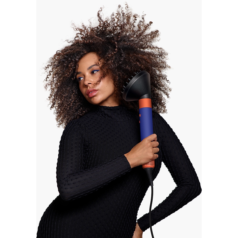 Trusa coafat Multistyler DYSON HS08 Airwrap i.d. TM, 90 grade, Albastru Vinca-Topaz
