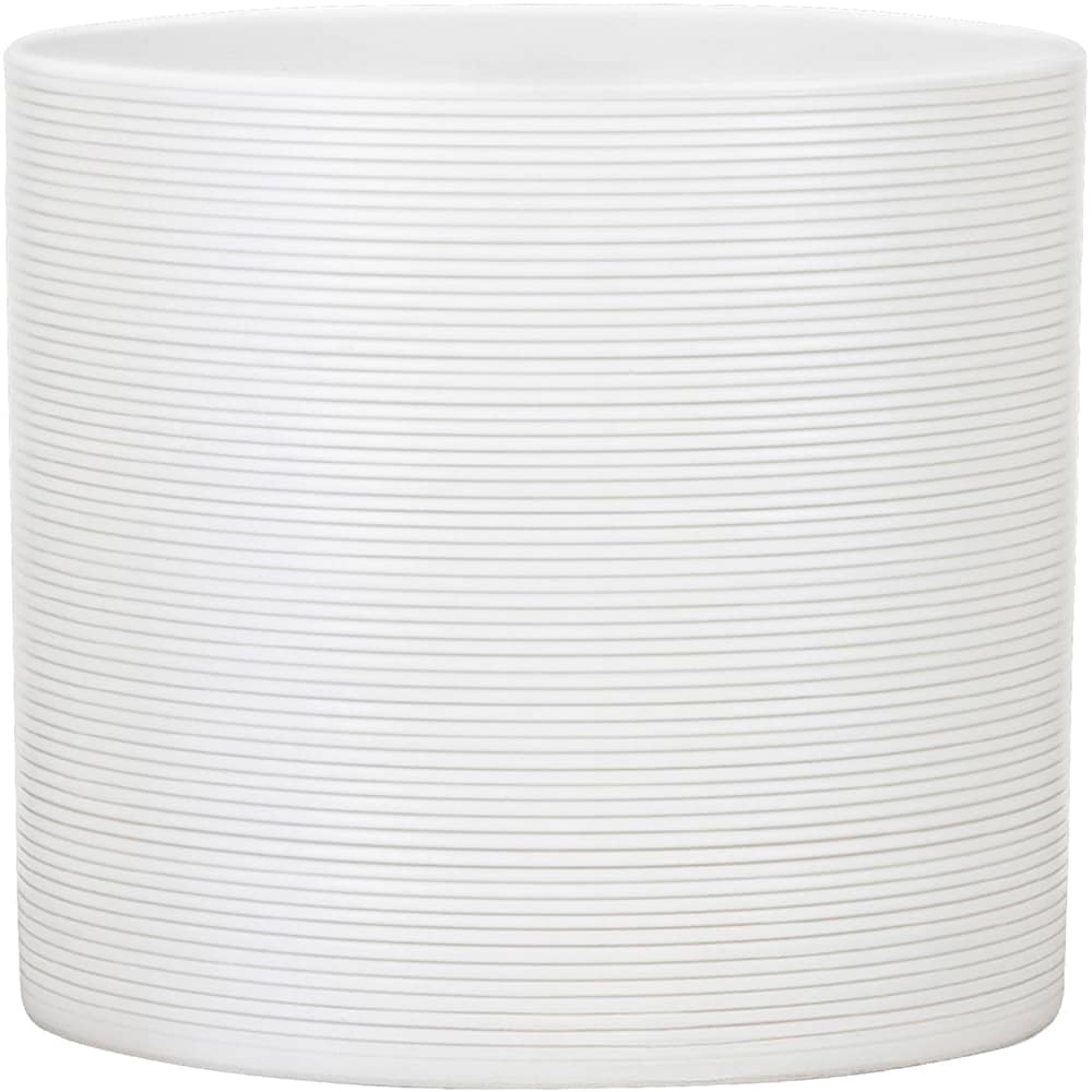 Ghiveci flori SCHEURICH, ceramica, D 14 cm, alb
