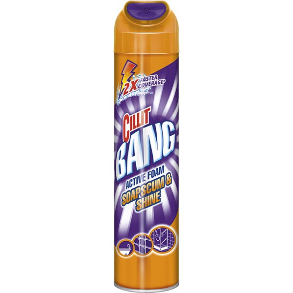 Detergent dezinfectat spuma activa CILLIT Bang, 600ml