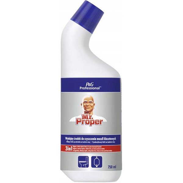 Solutie de curatat vasul de toaleta MR. PROPER Professional Toilet, 750 ml