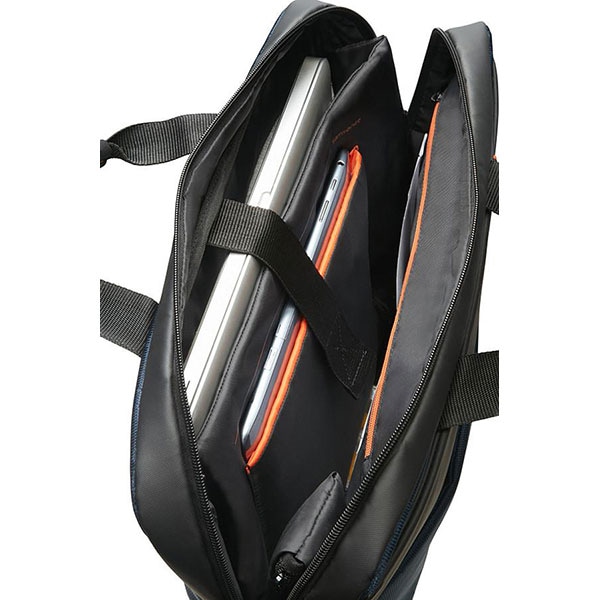 Geanta laptop SAMSONITE Qibyte, 17.3", albastru