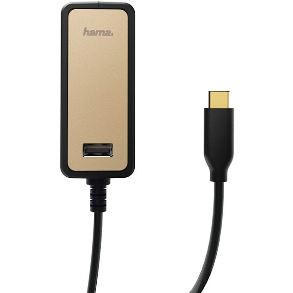 Incarcator universal laptop HAMA 54184, USB Type-C, 60W, Power Delivery (PD)