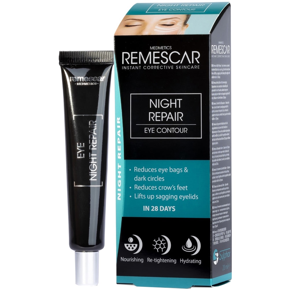 Corector pentru ochi REMESCAR Eye Contour Night Repair, 20ml