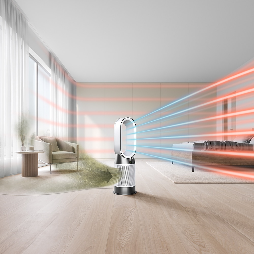 Purificator aer DYSON HP11, 10 trepte viteza, Hepa, Telecomanda, alb