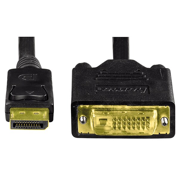 Adaptor DisplayPort - DVI HAMA 54593, 1.8m, negru