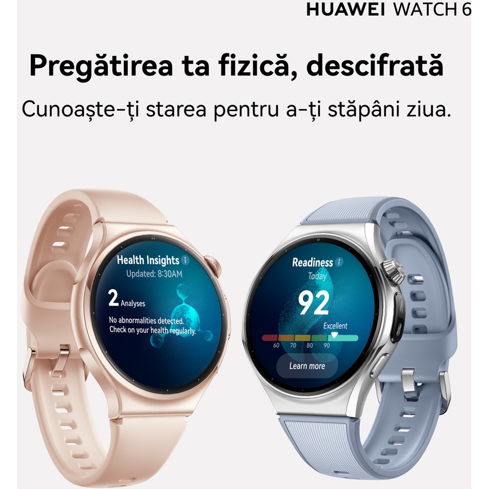 Smartwatch HUAWEI Watch 6, 46mm, LTE, Wi-Fi, Android/iOS, Blue