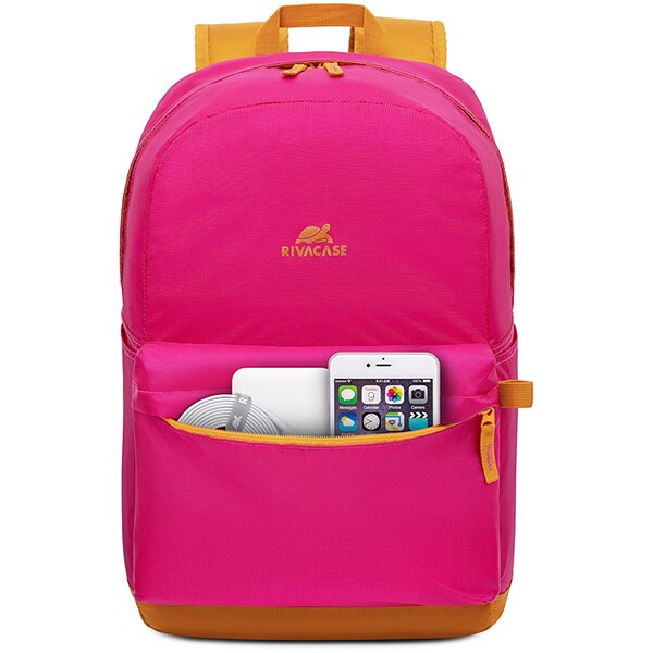 Rucsac laptop RIVACASE Urban 5561, 15.6", roz-Auriu