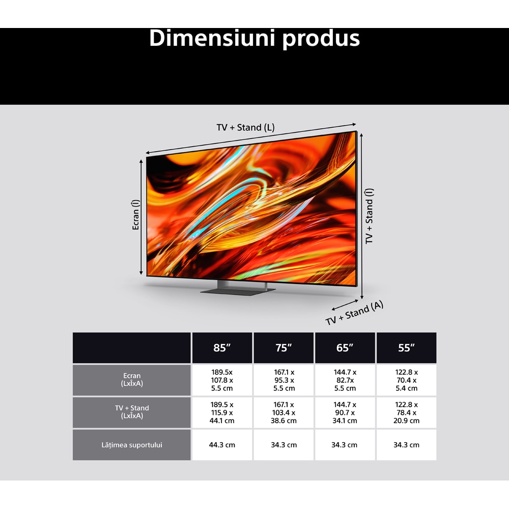 Televizor True RGB LED SONY BRAVIA 7 II 75XR75M2, Ultra HD 4K, 189cm