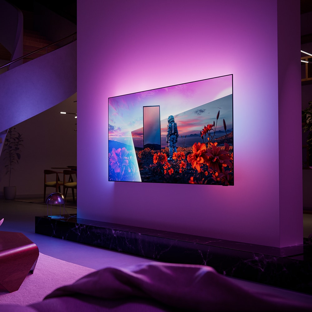 Televizor OLED Smart PHILIPS 55OLED811, Ultra HD 4K, HDR10+, 139cm