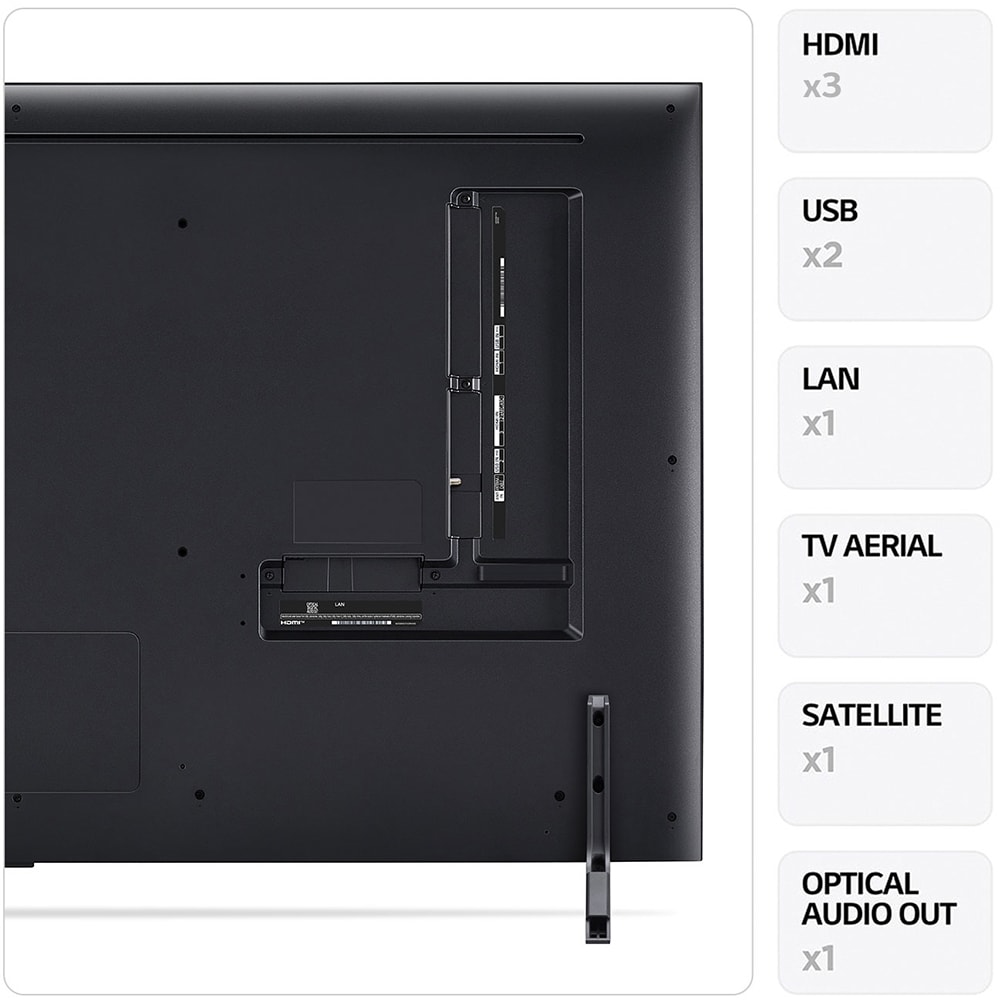 Televizor QNED Smart LG 55QNED80T3A, Ultra HD 4K, HDR, 139cm
