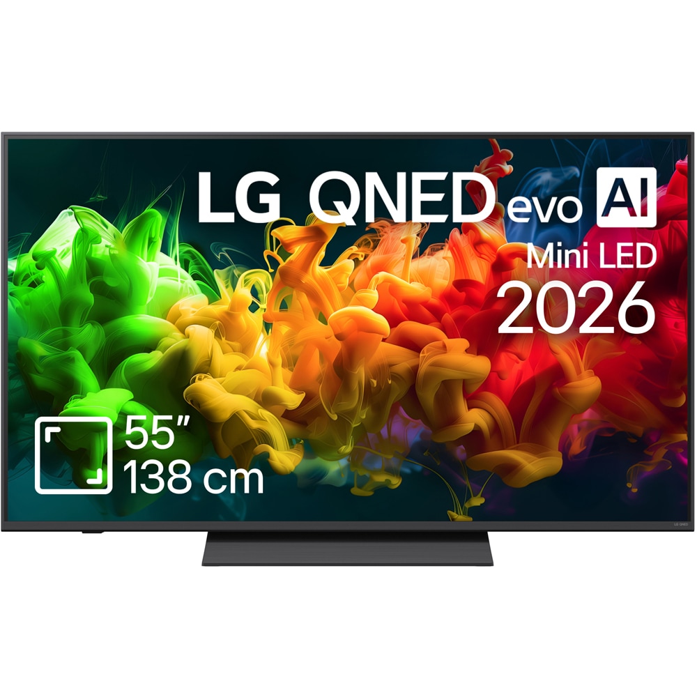 Televizor QNED Mini LED Smart LG 55QNED81B3A, Ultra HD 4K, 139cm