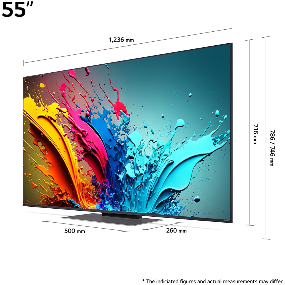 Televizor QNED Smart LG 55QNED86T3A, Ultra HD 4K, HDR, 139cm