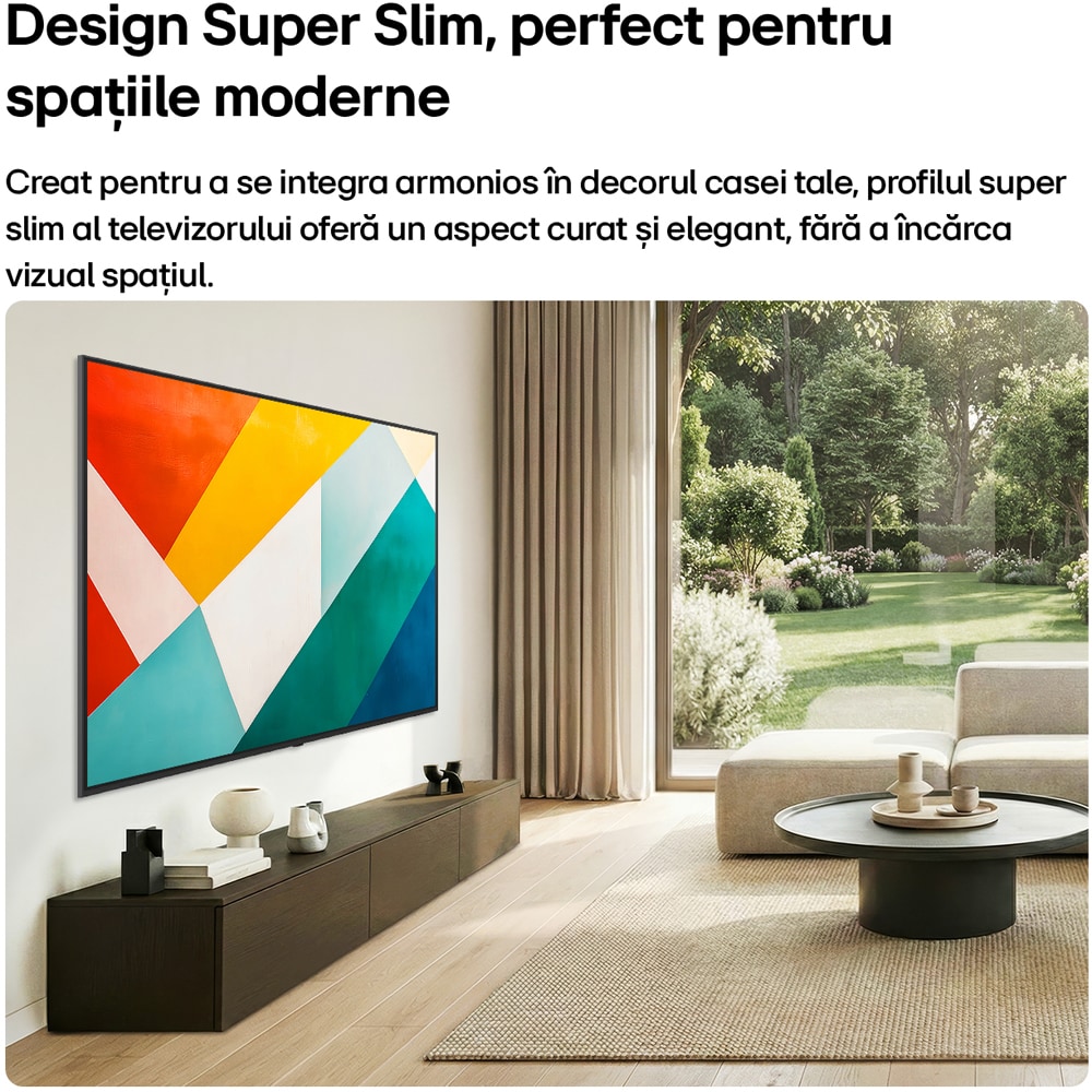 Televizor QNED evo Mini LED LG 55QNED87B3A, Ultra HD 4K, 138 cm