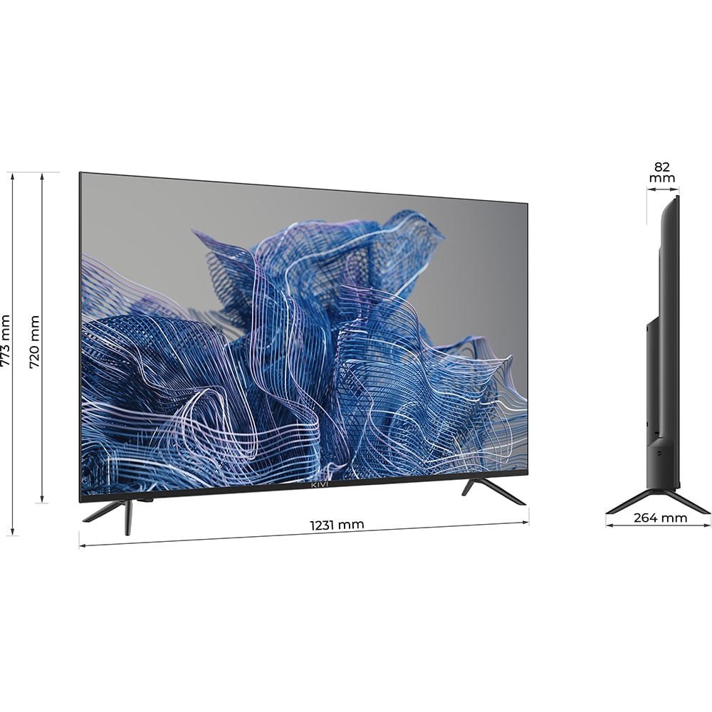 Televizor LED Smart KIVI 55U740NB, Ultra HD 4K, HDR, 140cm