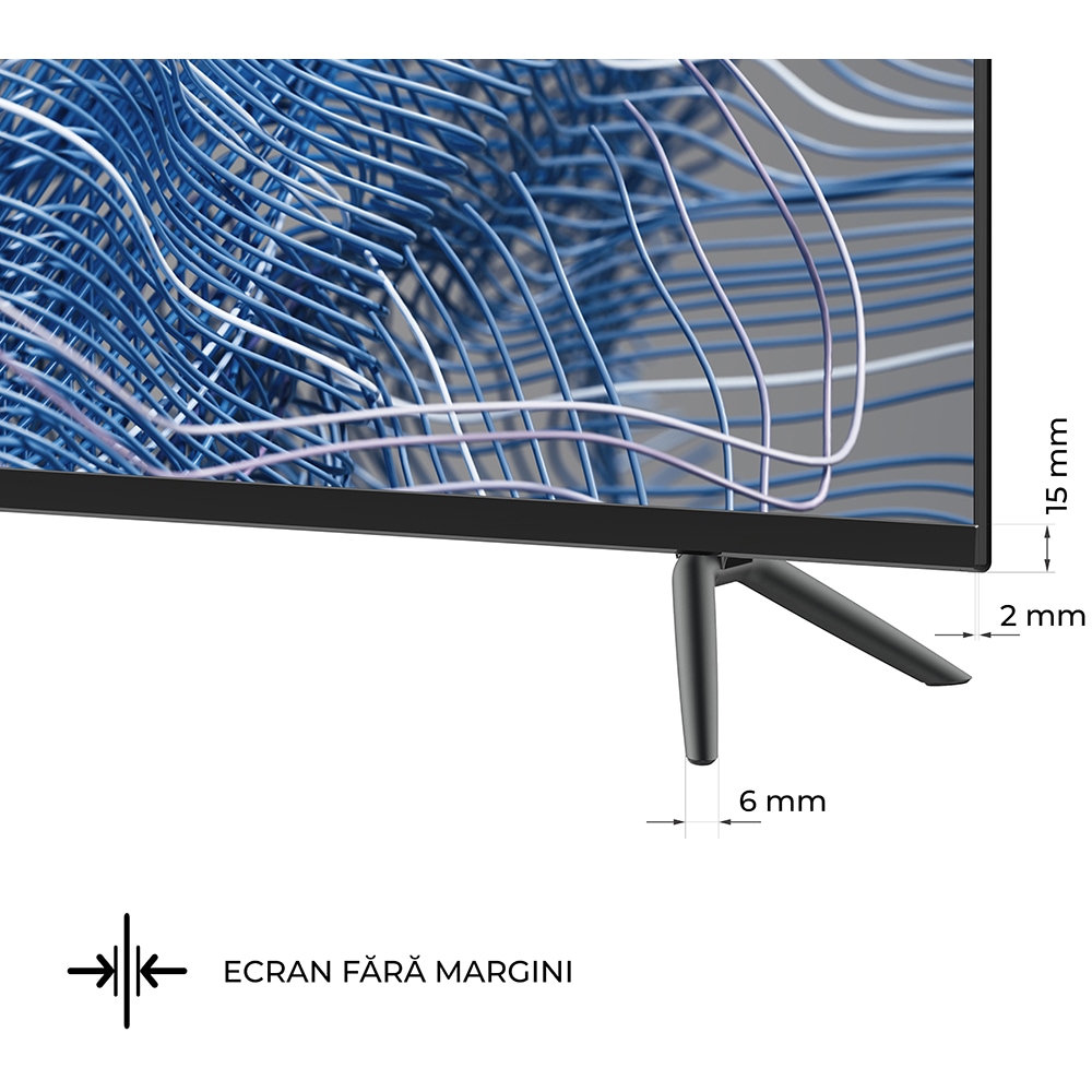 Televizor LED Smart KIVI 55U740NB, Ultra HD 4K, HDR, 140cm