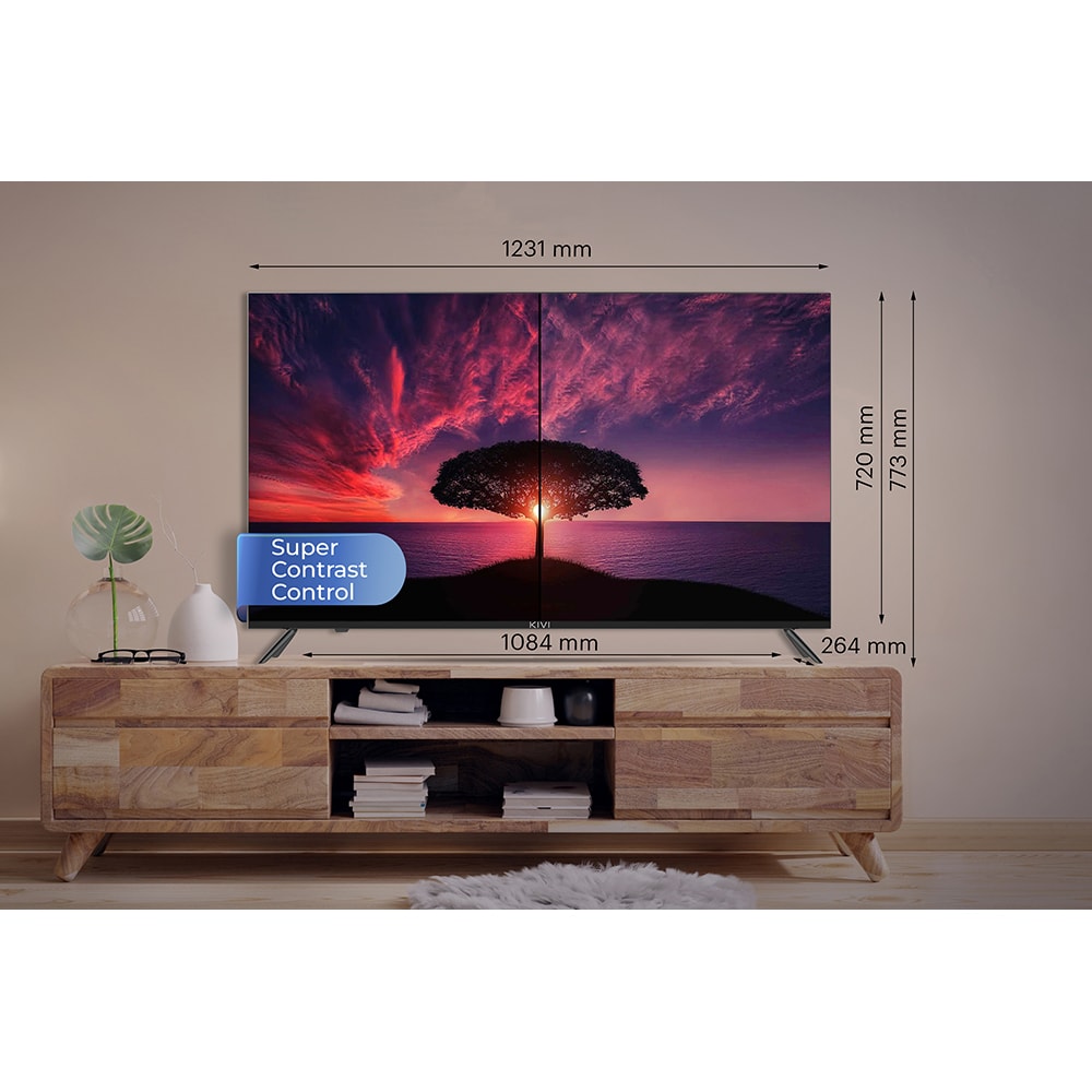 Televizor LED Smart KIVI 55U740NB, Ultra HD 4K, HDR, 140cm