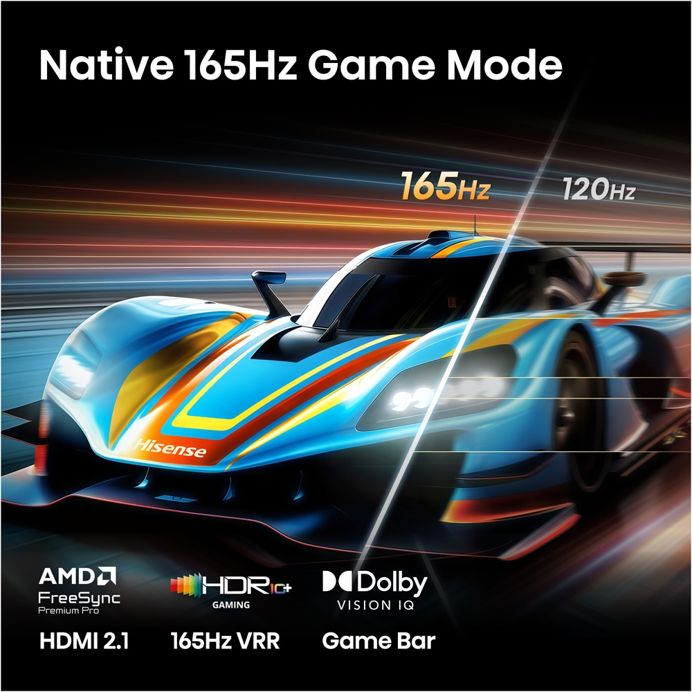 Televizor Mini-LED ULED Smart HISENSE 55U7S PRO, Ultra HD 4K, HDR, 139cm