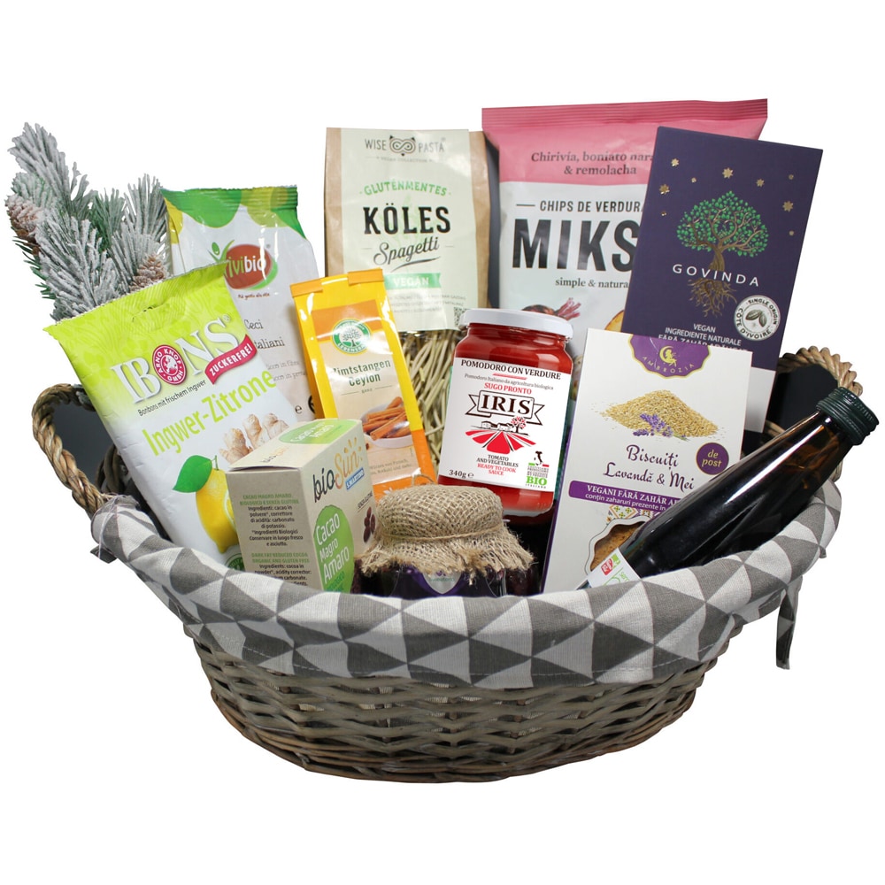 Cos cadou LUXURY BASKETS Healthy Vegan 12HV