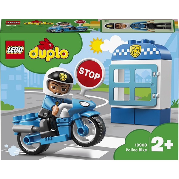 LEGO DUPLO: Motocicleta de politie 10900, 2 ani+, 8 piese