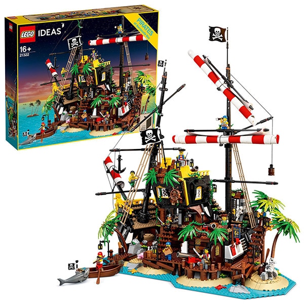 LEGO Ideas: Pirates of Barracuda Bay 21322, 16 ani+, 2545 piese