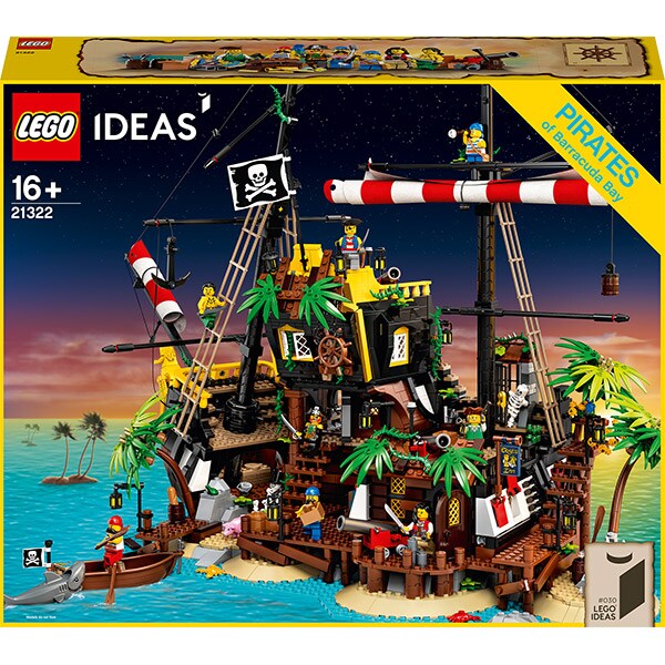 LEGO Ideas: Pirates of Barracuda Bay 21322, 16 ani+, 2545 piese