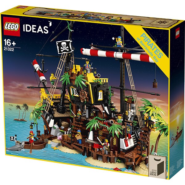 LEGO Ideas: Pirates of Barracuda Bay 21322, 16 ani+, 2545 piese