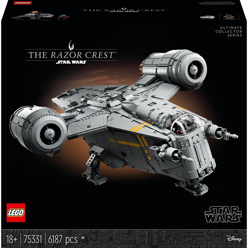 LEGO Star Wars: Razor Crest 75331, 18 ani+, 6187 piese