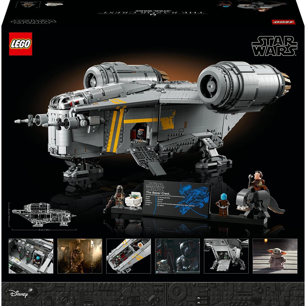 LEGO Star Wars: Razor Crest 75331, 18 ani+, 6187 piese