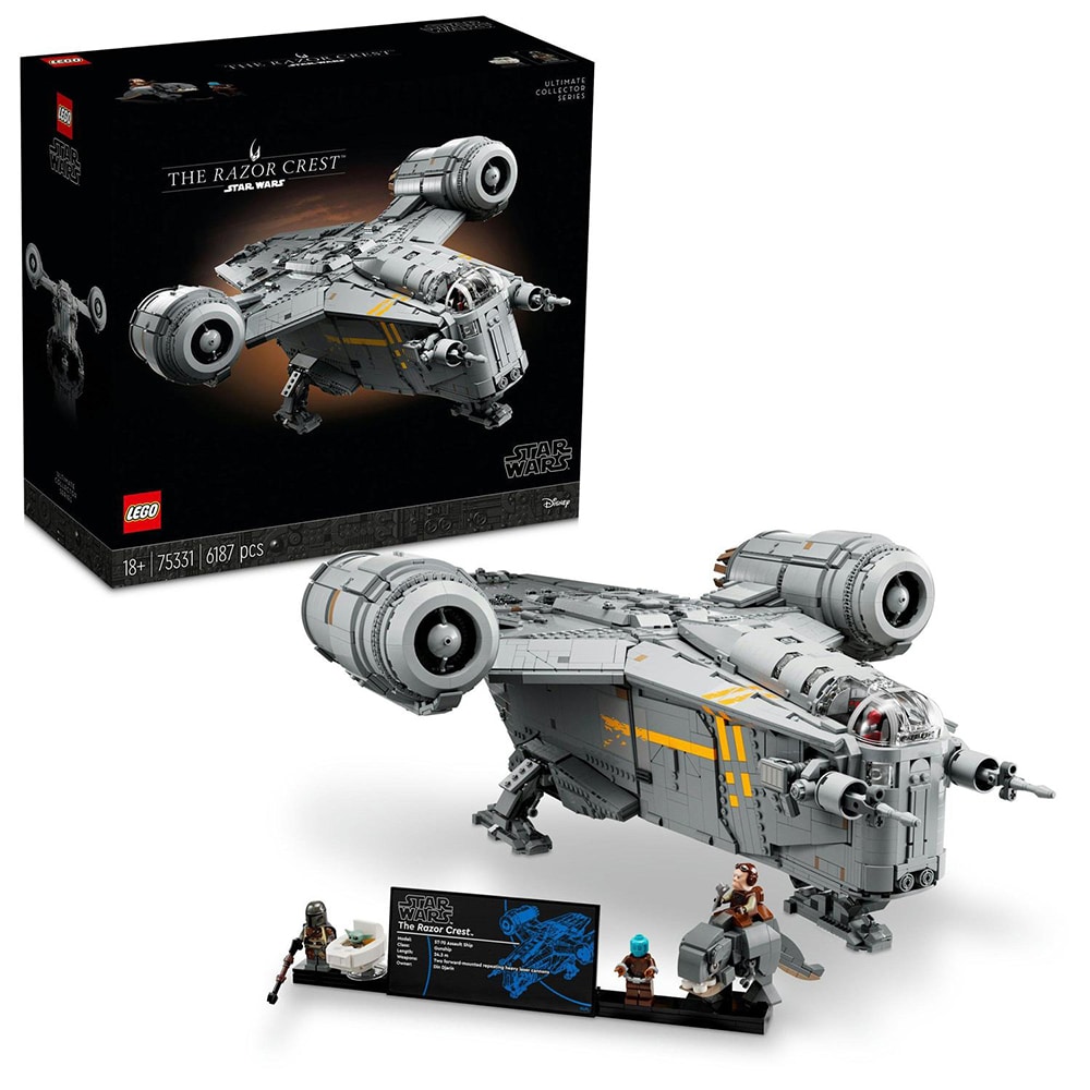 LEGO Star Wars: Razor Crest 75331, 18 ani+, 6187 piese
