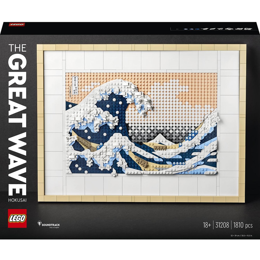 LEGO Art: Hokusai - Marele val 31208, 18 ani+, 1810 piese
