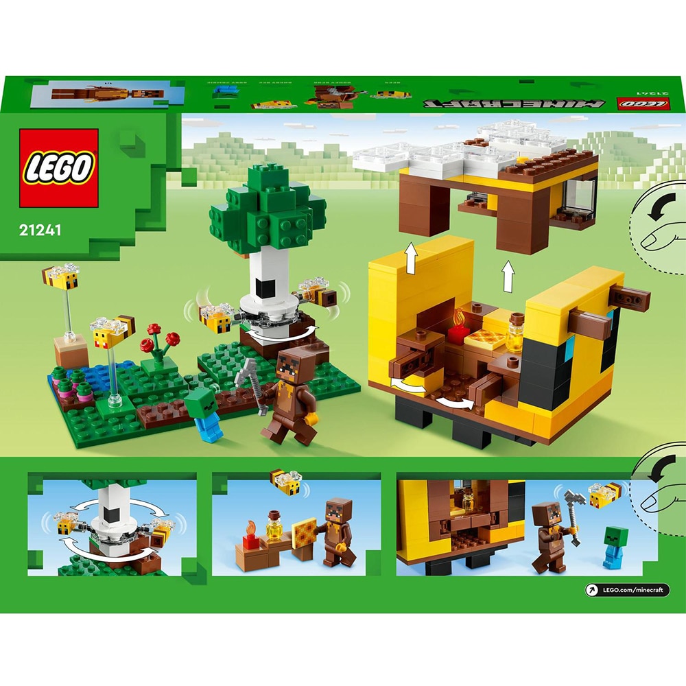 LEGO Minecraft: Casuta albinelor 21241, 8 ani+, 254 piese