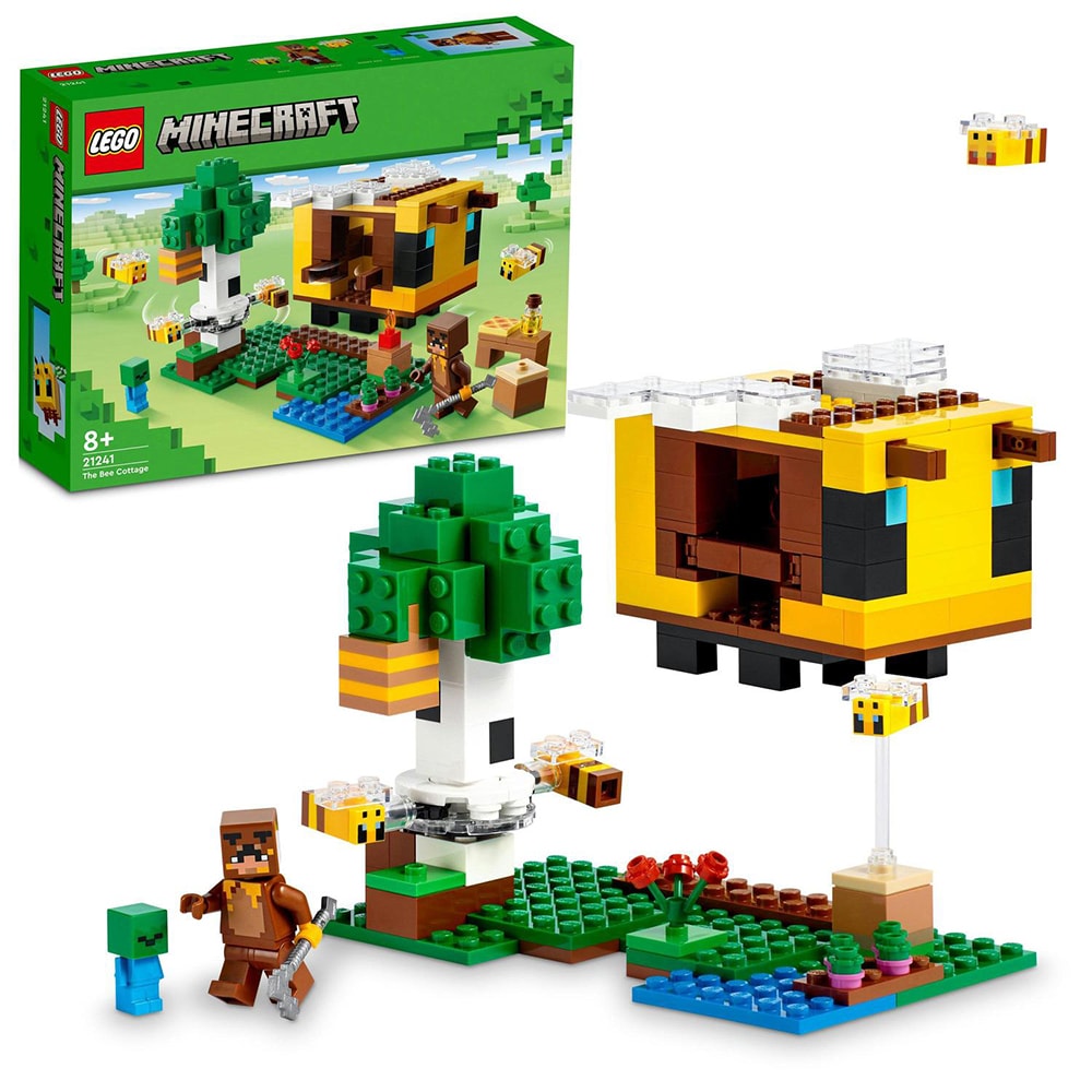 LEGO Minecraft: Casuta albinelor 21241, 8 ani+, 254 piese