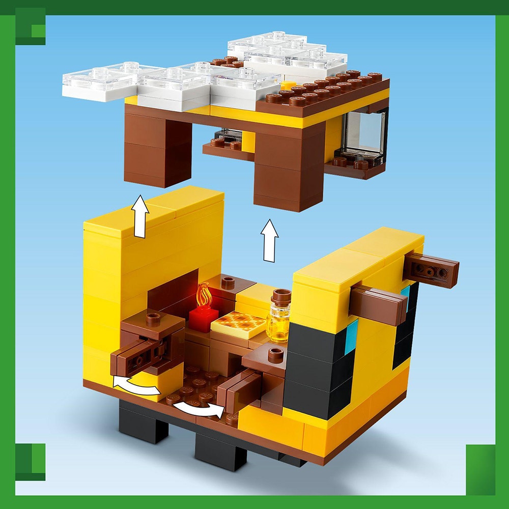 LEGO Minecraft: Casuta albinelor 21241, 8 ani+, 254 piese