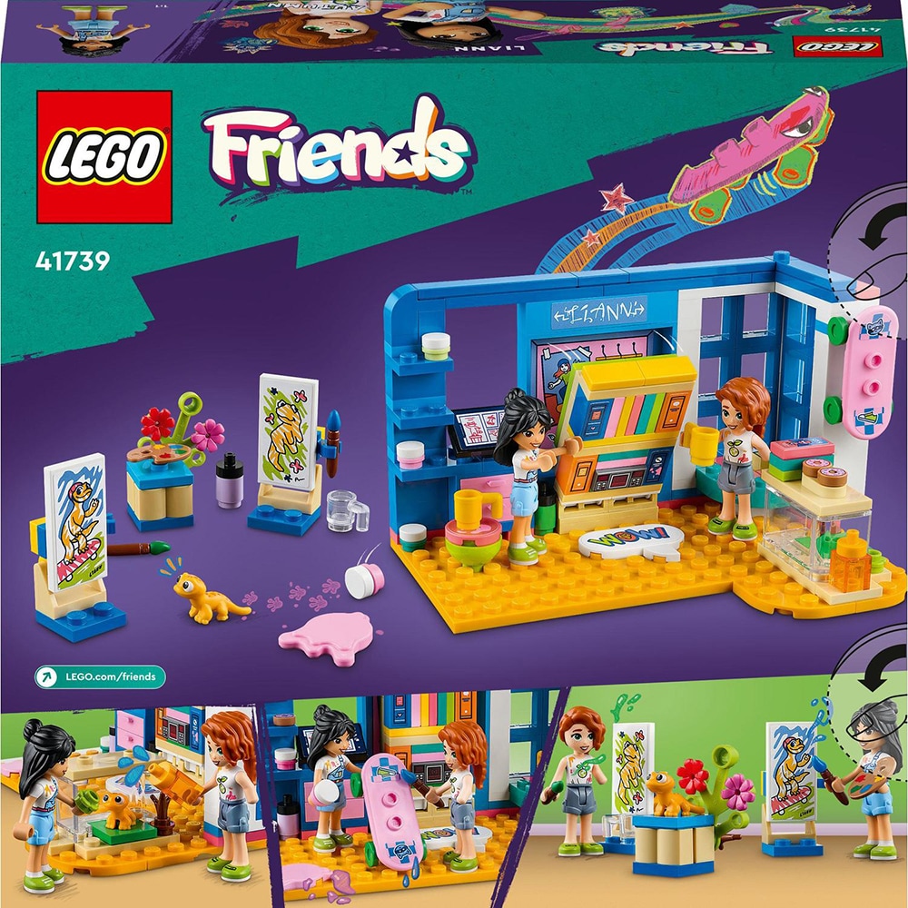 LEGO Friends: Camera lui Liann 41739, 6 ani+, 204 piese
