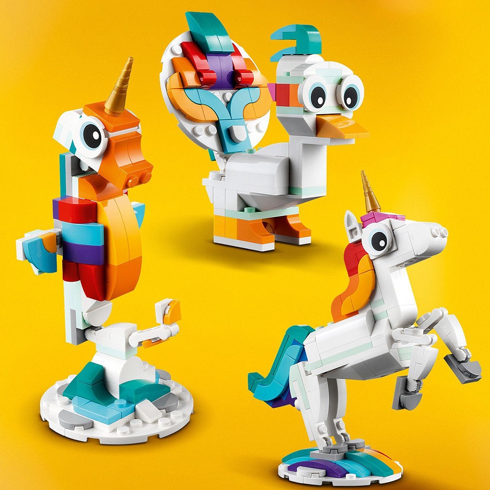LEGO Creator: Unicorn magic 31140, 7 ani+, 145 piese