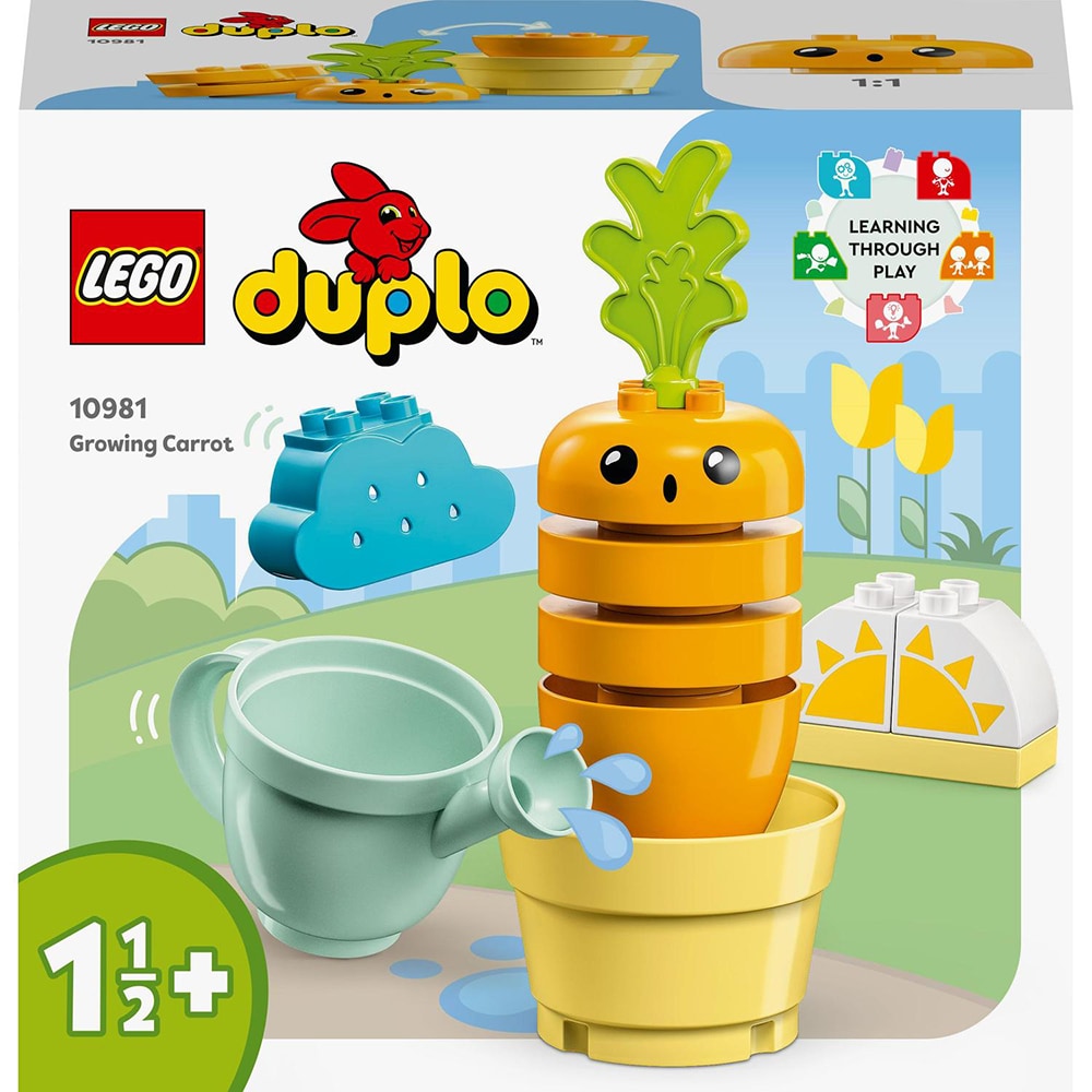 LEGO Duplo: Primul meu morcov care creste 10981, 18 luni+, 11 piese