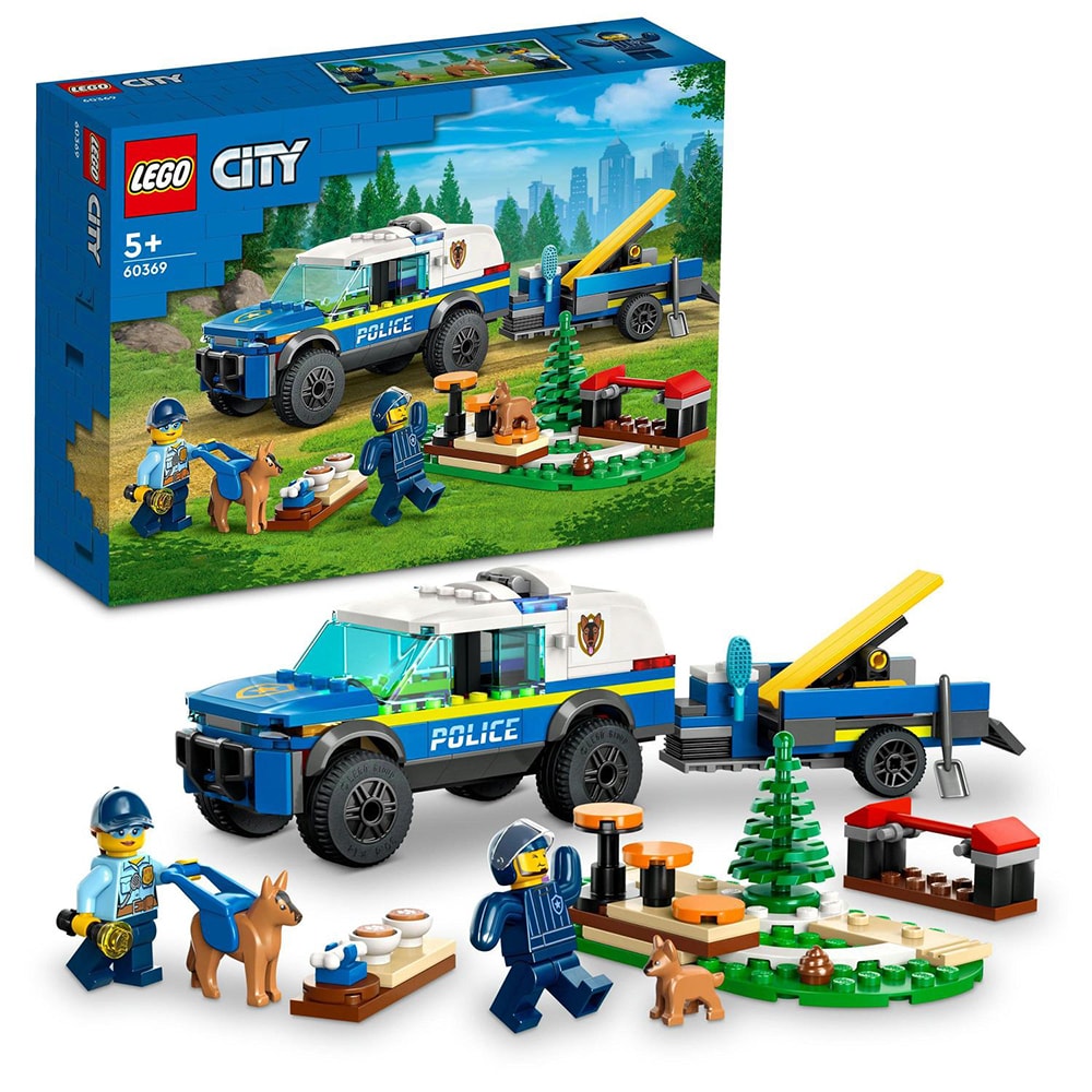 LEGO City: Antrenament canin al politiei mobile 60369, 5 ani+, 197 piese