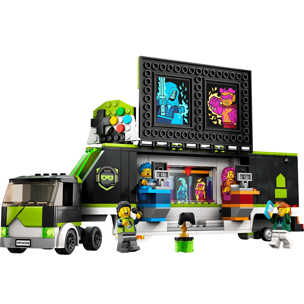 LEGO City: Camion pentru turneul de gaming 60388, 7 ani+, 344 piese