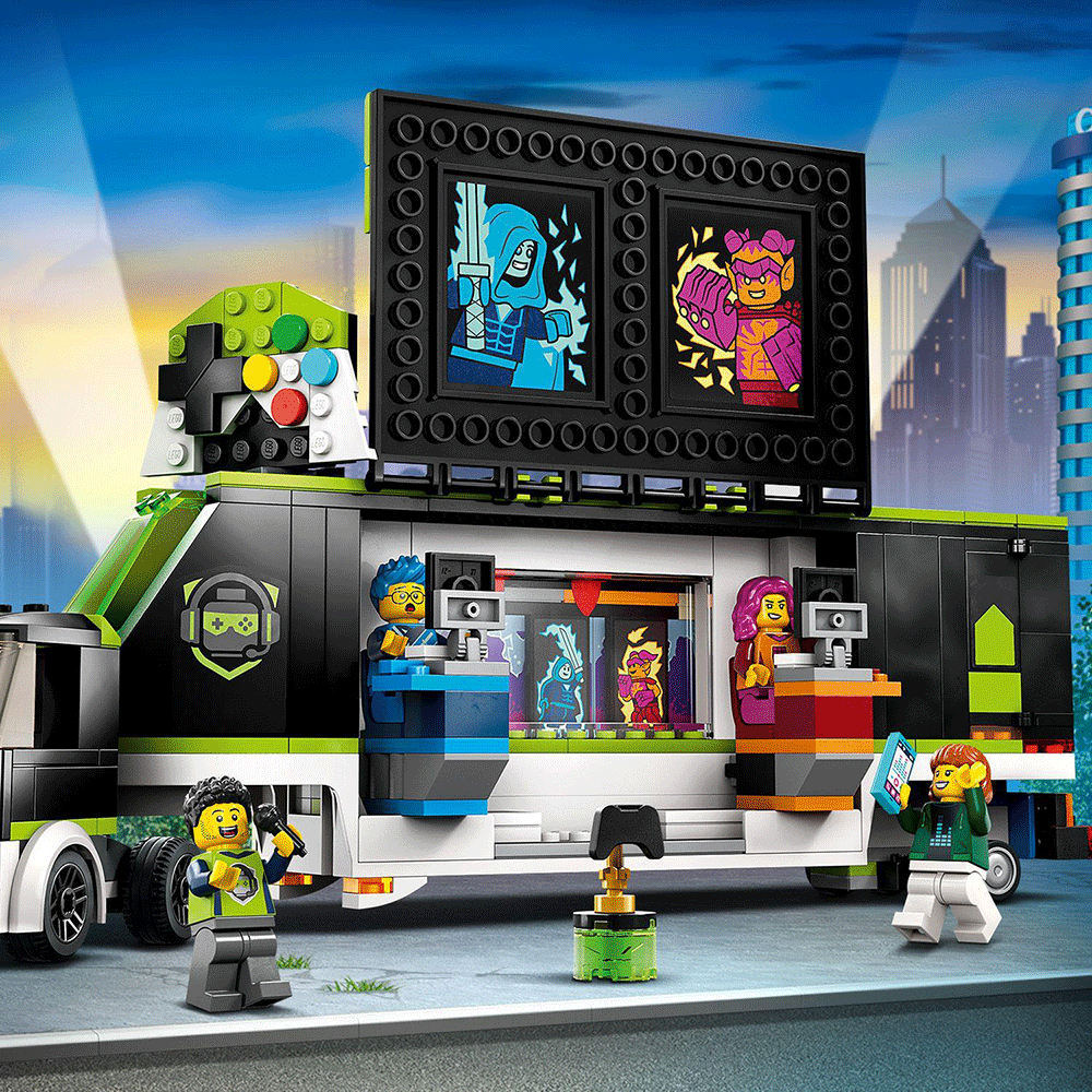 LEGO City: Camion pentru turneul de gaming 60388, 7 ani+, 344 piese