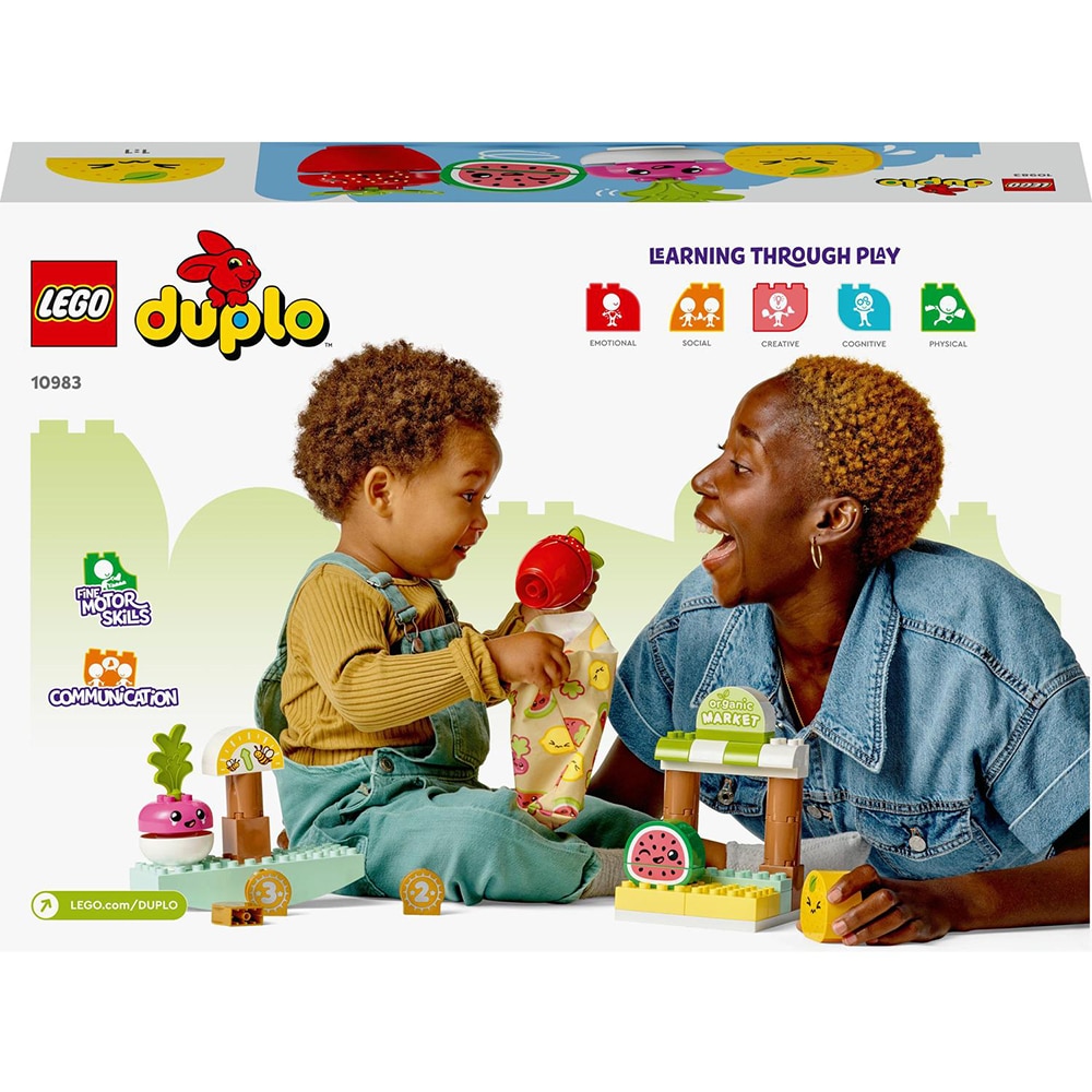 LEGO Duplo: Prima mea piata de produse bio 10983, 18 luni+, 40 piese