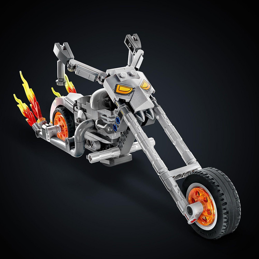 LEGO Marvel: Robot si motocicleta Calaretul fantoma 76245, 7 ani+, 264 piese