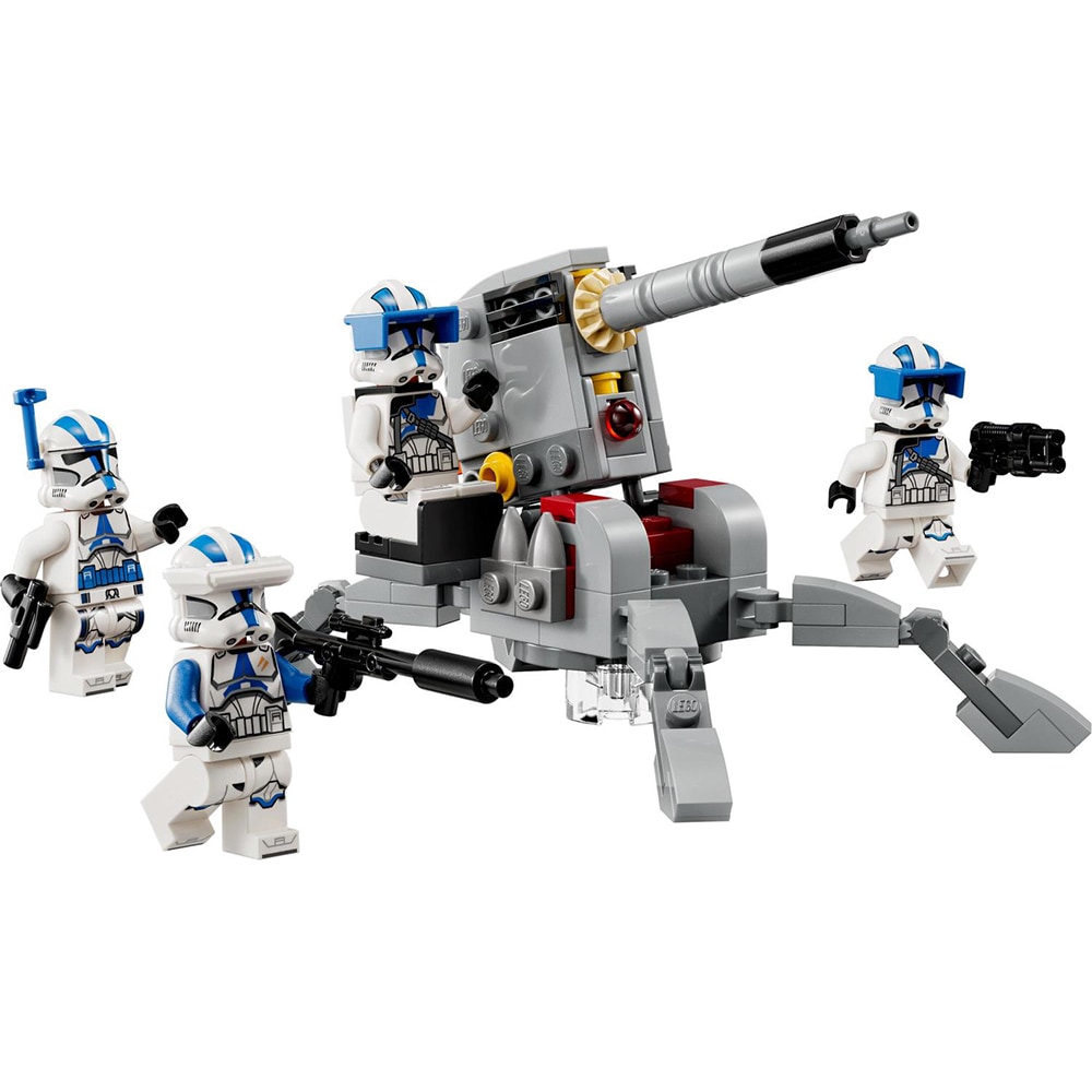 LEGO Star Wars: Pachet de lupta Clone Troopers divizia 501 75345, 6 ani+, 119 piese